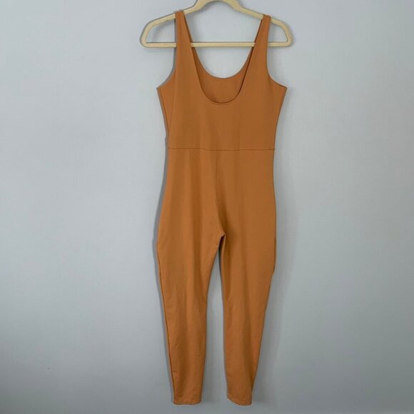 The Girlfriend Collective sleeveless pants unitard fitted jumpsuit outfit romper - Picture 4 of 9